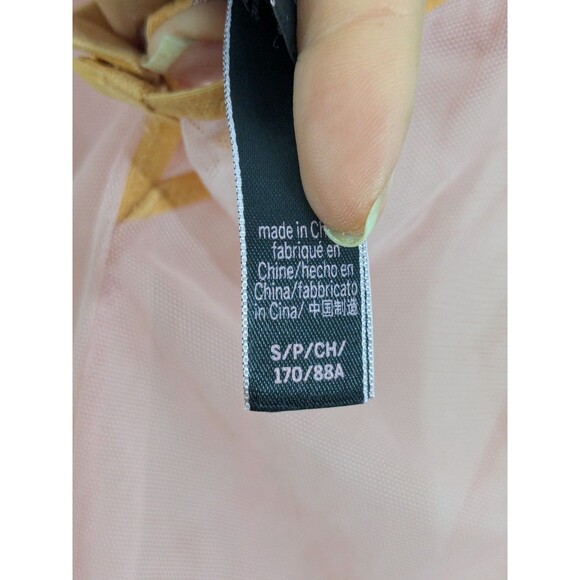 VS Very Sexy V wire Thong Teddy Bodysuit Angel Baby Pink Lace Sz S Cosplay - Picture 9 of 10